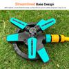 Garden Irrigation Sprinkler Auto Rotate Adjustable Wide Spraying Range Lawn Care Roof Cooling Sprinkler Patio Accessory