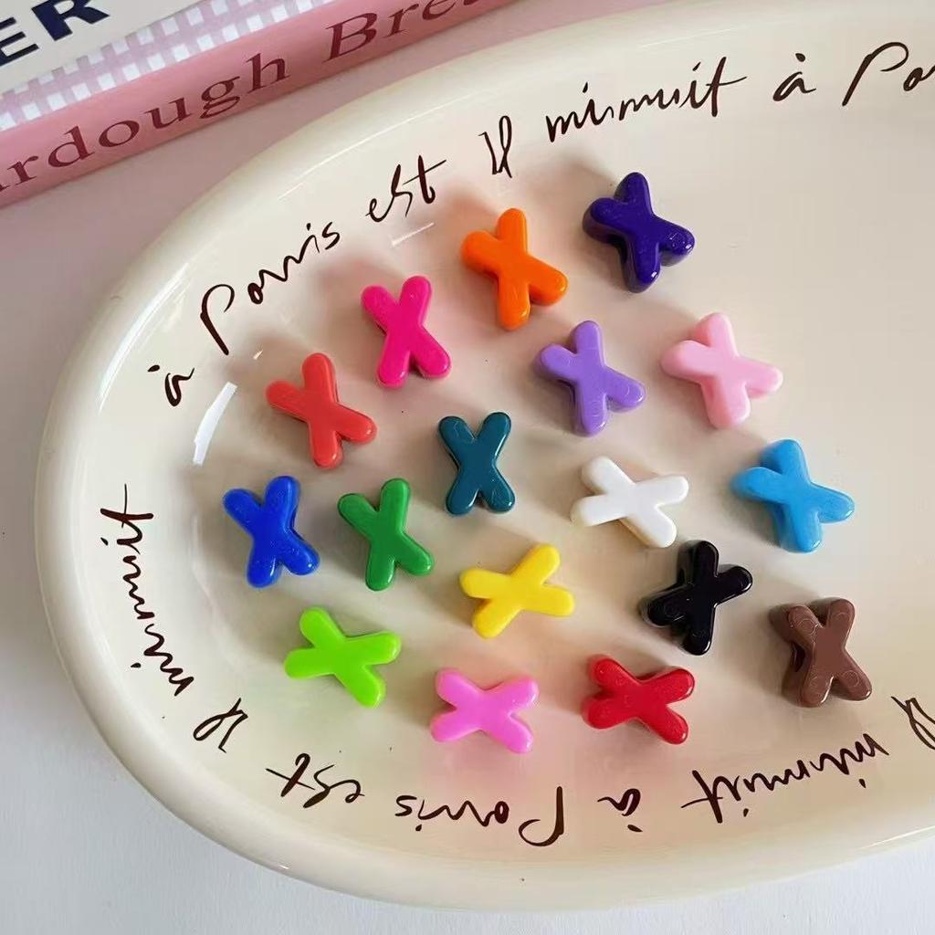 10 Stück/Los Bunte Englische Buchstabenperlen Für Schmuckherstellung DIY Dekoration Handykette Schlüsselanhänger Perlenstift Haaraccessoires