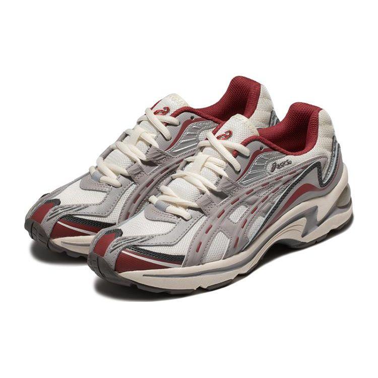 Asics Gel-Preleus Fabric Synthetic Leather Mesh Comfortable Simple Low-Top Lifestyle Casual Shoes Unisex Sneakers White Gray Red 1201A838-105