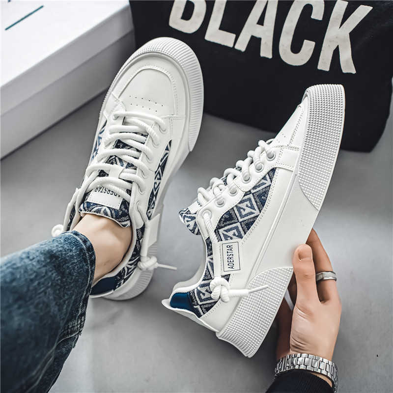 Fashion Synthetic Leather Demi-season Sneakers For Teens Woven Sports Man Design Shoes Hypebeast Zapatiilas Tenia What's Tnis Sunny