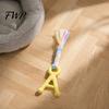 Pet Boredom Relief Toys A-Letter Dog Chew Toy with Braided Rope, Tug of War Puppy Toy, Teeth Cleaning for Small Medium Breed Dogs Chewing