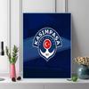 Kasimpasa Football Club 100% Round Full Drill 5D DIY Diamond Painting Embroidery Cross Stitch Rhinestone Decor