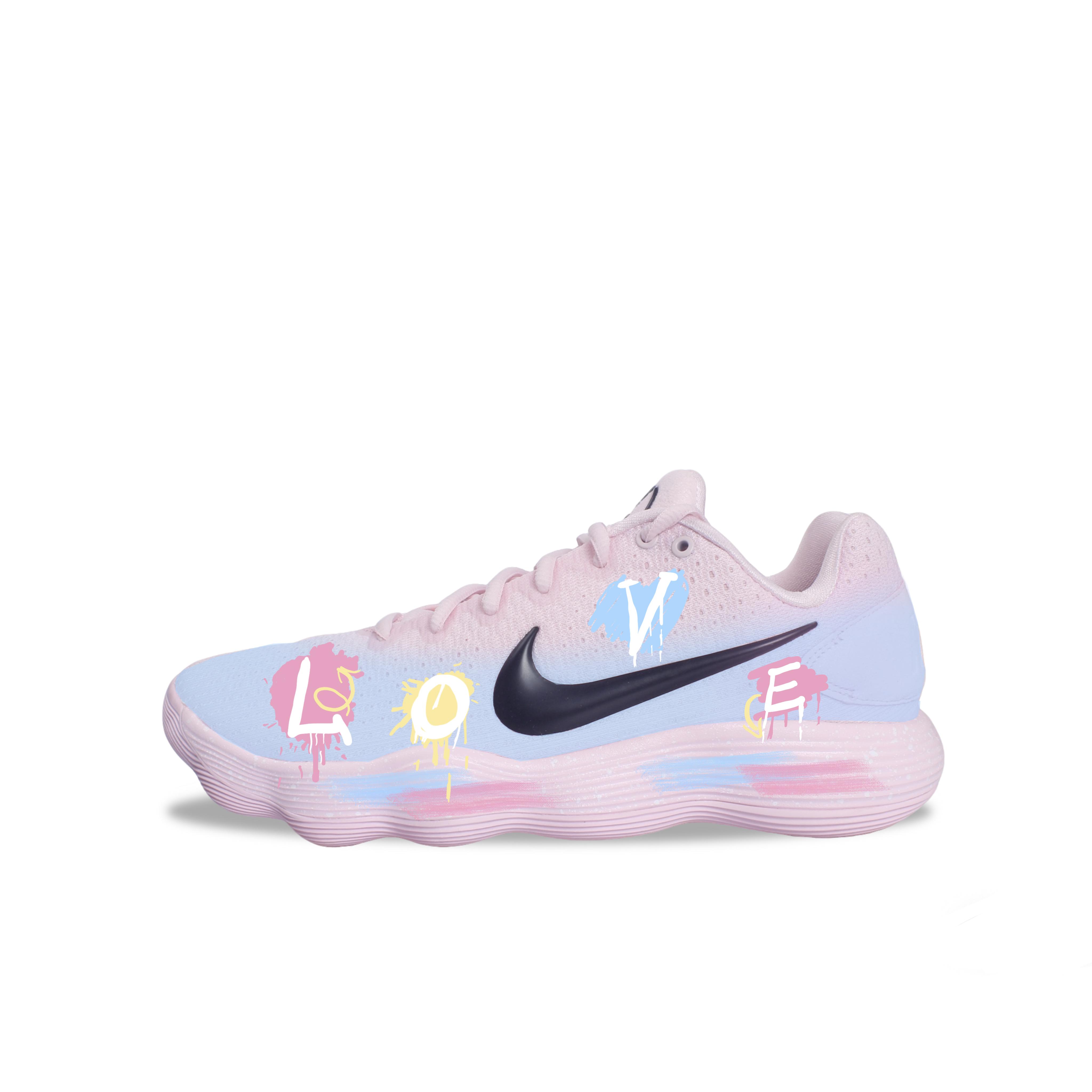 

Nike Hyperdunk 2017 Abrasion Resistant Slip Resistant Low top Basketball Shoes Unisex Pink IM3368-606(Team1180-love) 41