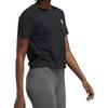 Adidas T Shirts Women's Black Crew Neck Moderate ED8158