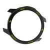 Smart Watch TPU Bumper Case Scratch Resistant Protective Cover Accessory Fit for Mi Watch Color 2 Yellow Letter On Black
