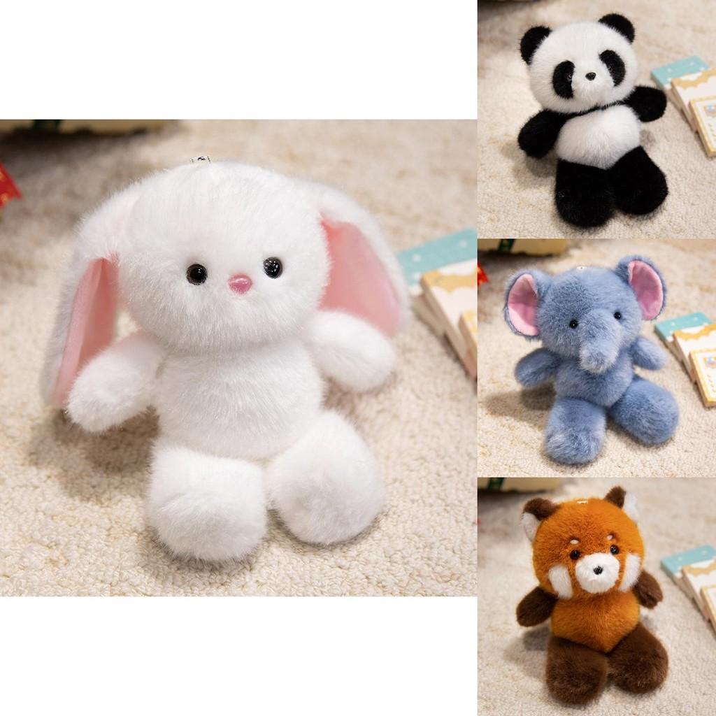 Doll Panda Penguin Pink Pig Elephant Raccoon Animal Gift Pp Cotton Filling