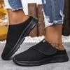Women Slide Shoes Orthopedics Wide Feet Swollen Shoes Summertime Beach Slide Shoes Airy Mesh Flat Shoes Walking Slide Shoes Men Slipper