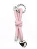 INS-Stil Gewebtes Lederseil Schlüsselanhänger & Schleifen-Taschenanhänger Lanyard