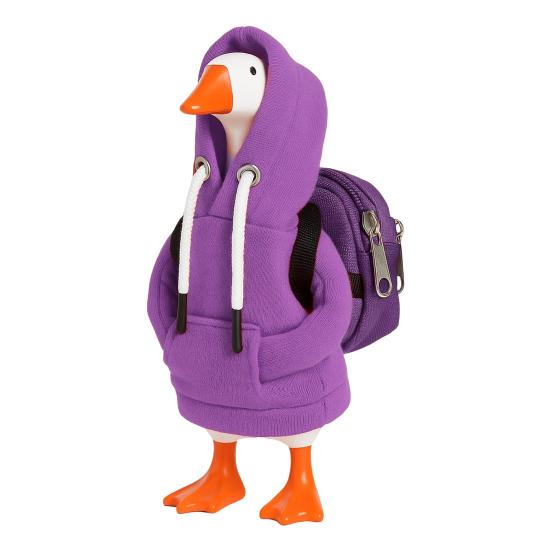 Goose Hoodie with Backpack 7 Inch Desk Goose Outfit Mini