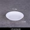 Chinese Style Pure White Ceramic Dipping Dishes