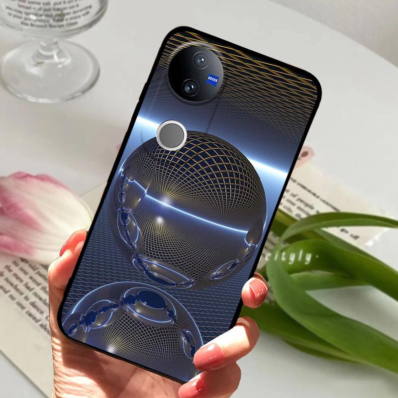 Für Vivo V50 Weiche Hülle V 50 5G Silikon TPU Handyhülle Hüllen Für VIVO V50 V2427 Schutz Stoßfänger Fundas Capas Luxus Cartoon