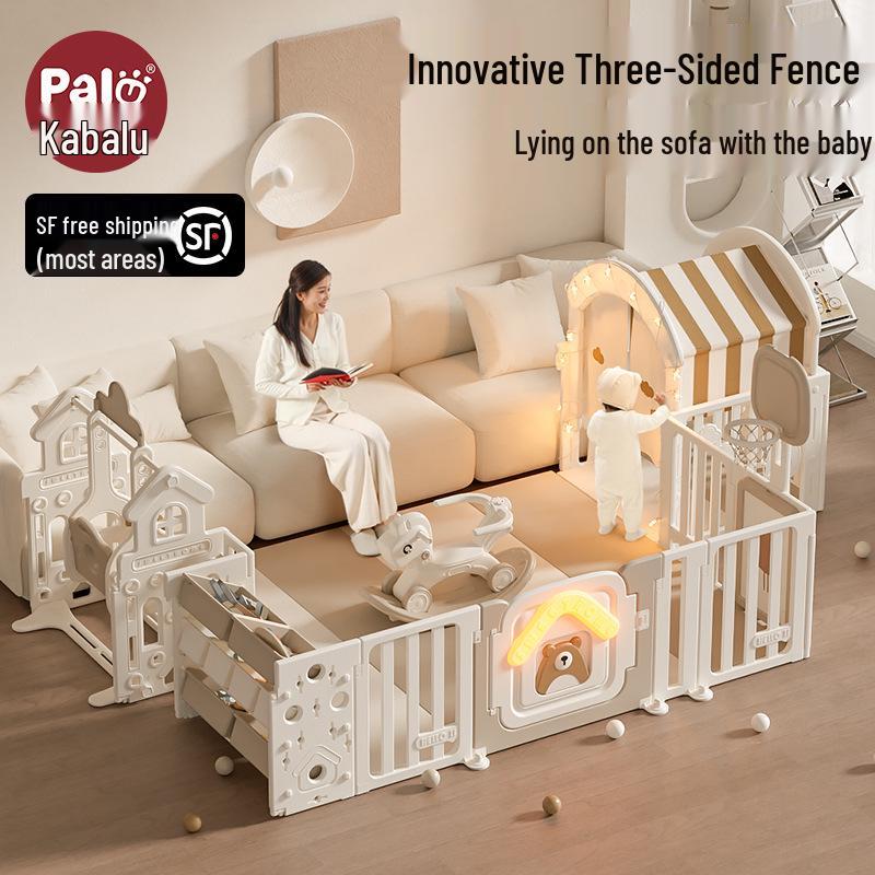 Three-Sided Baby Sofa Rail and Crawling Mat for Indoor Play