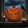 ABS Pumpkin Head Light Decorative Lighting For Seasonal Parties Store Displays Decorative Weather Proof Decoration