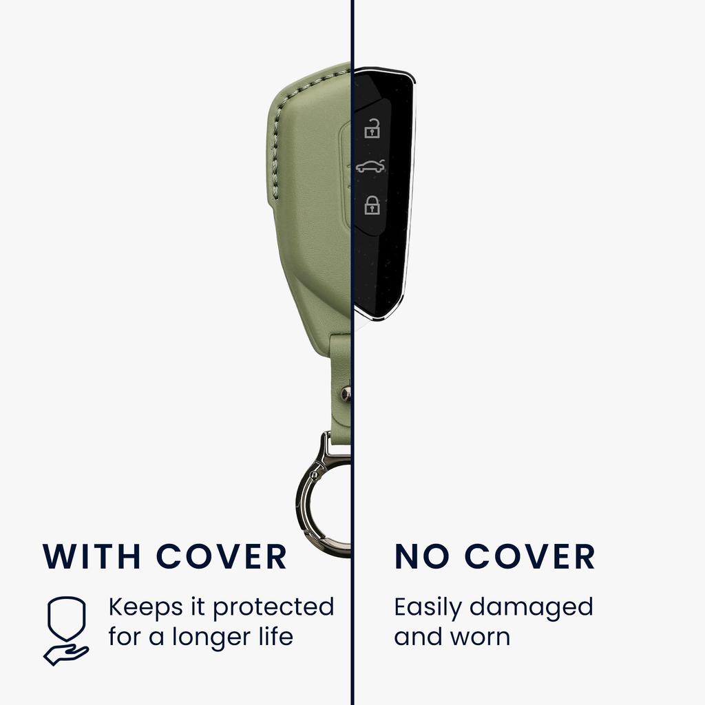 kwmobile Key Cover for VW Golf 8 3-Button Car Key Case - Smart Key