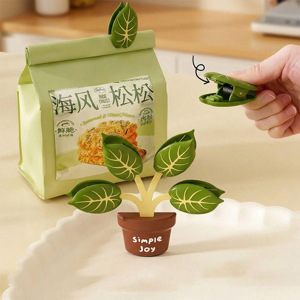Plant Sealing Clips Portable Packaging Bag Sealing Clips New Refrigerator Magnets