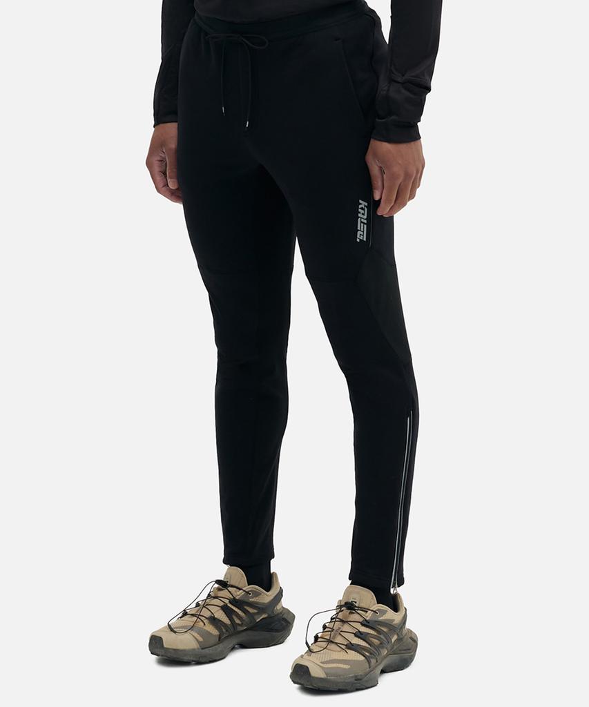 KALEG Racing Power Stretch Pro Running Pants Men'S (Black)