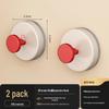 Strong Adhesive No-Drill Suction Cup Hook for Towel and Clothes Storage Behind Doors