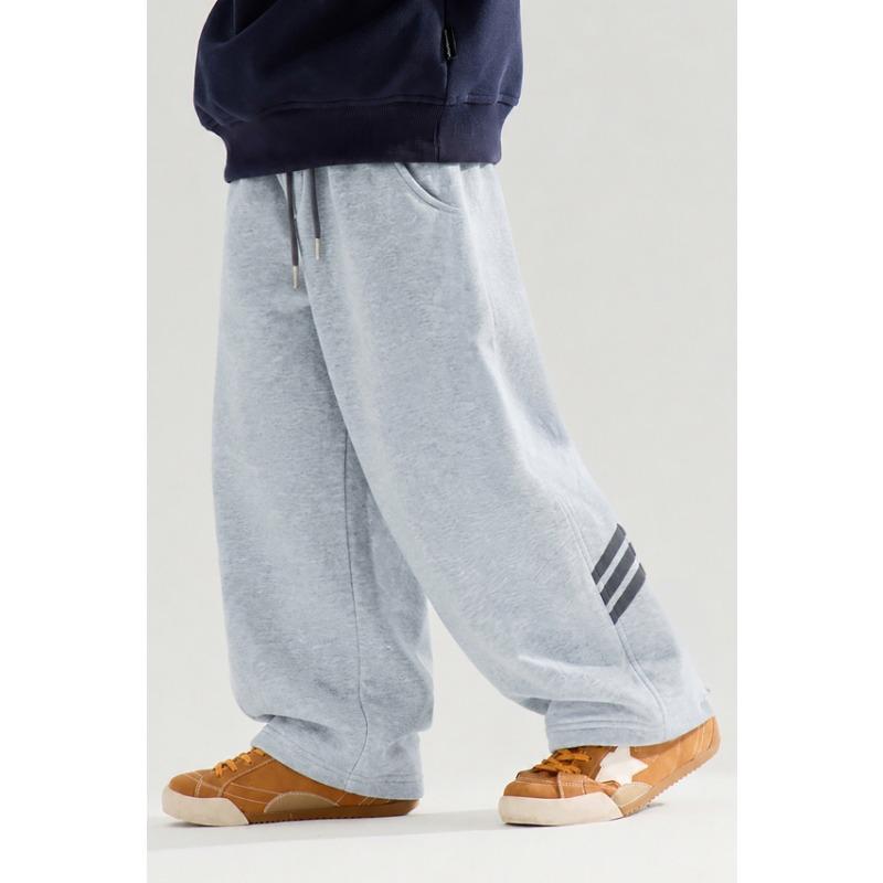 Boys Color Block Straight Leg Casual Pants Big Kids Spring Autumn Trousers