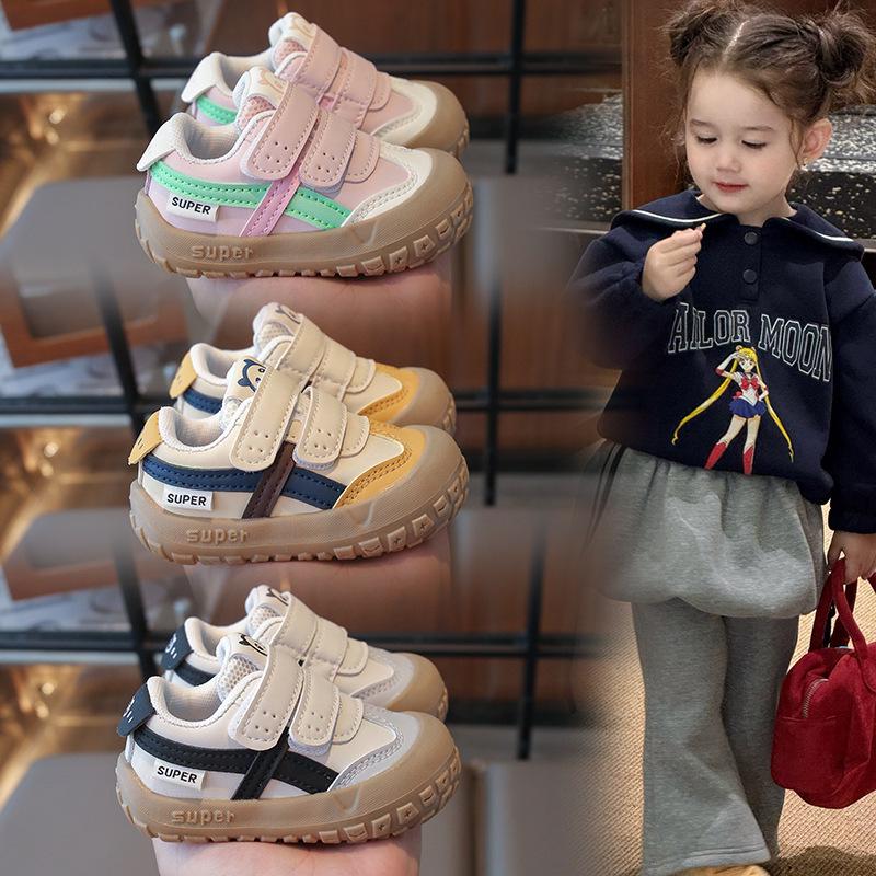 Infant & Toddler Closed-Toe Sports Shoes for Boys & Girls - Anti-Kick Casual Spring/Autumn Walking Shoes 2025.