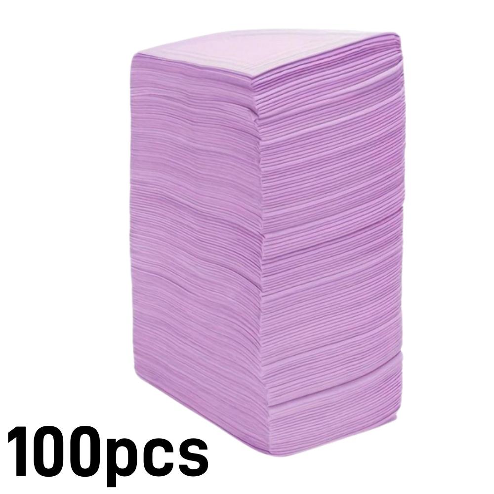 20/100 peças Tapetes de Mesa para Limpeza de Unhas Tapete Descartável para Nail Art Toalha de Mesa Impermeável para Manicures Pedicures Folhas de Papel Ferramentas para Unhas
