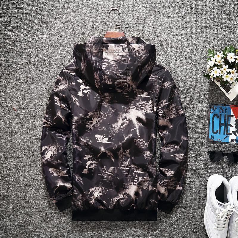 Jaqueta Moletom Camuflada Casual Masculina Primavera Outono Homem Roupas Impermeáveis Casaco Corta-vento Masculino Roupa Exterior 5XL