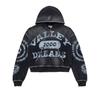Europe, America 2025 American Graffiti Printing Men's and Women's Loose Casual Zipper Hooded Sweater Trendy Brand