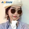 Liu Renna's Same Style Polarized Sunglasses for Women In summer2026New Korean-style Round Retro Sun Protection UV Trendy Sunglasses