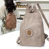 Retro Large Capacity PU Backpack Women's Chest Bag