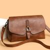 Genuine Brand Soft Pu Leather Shoulder Messenger Bag Women's Solid Color Crossbody Bag Purses and Handbags Ladies Sac A Main