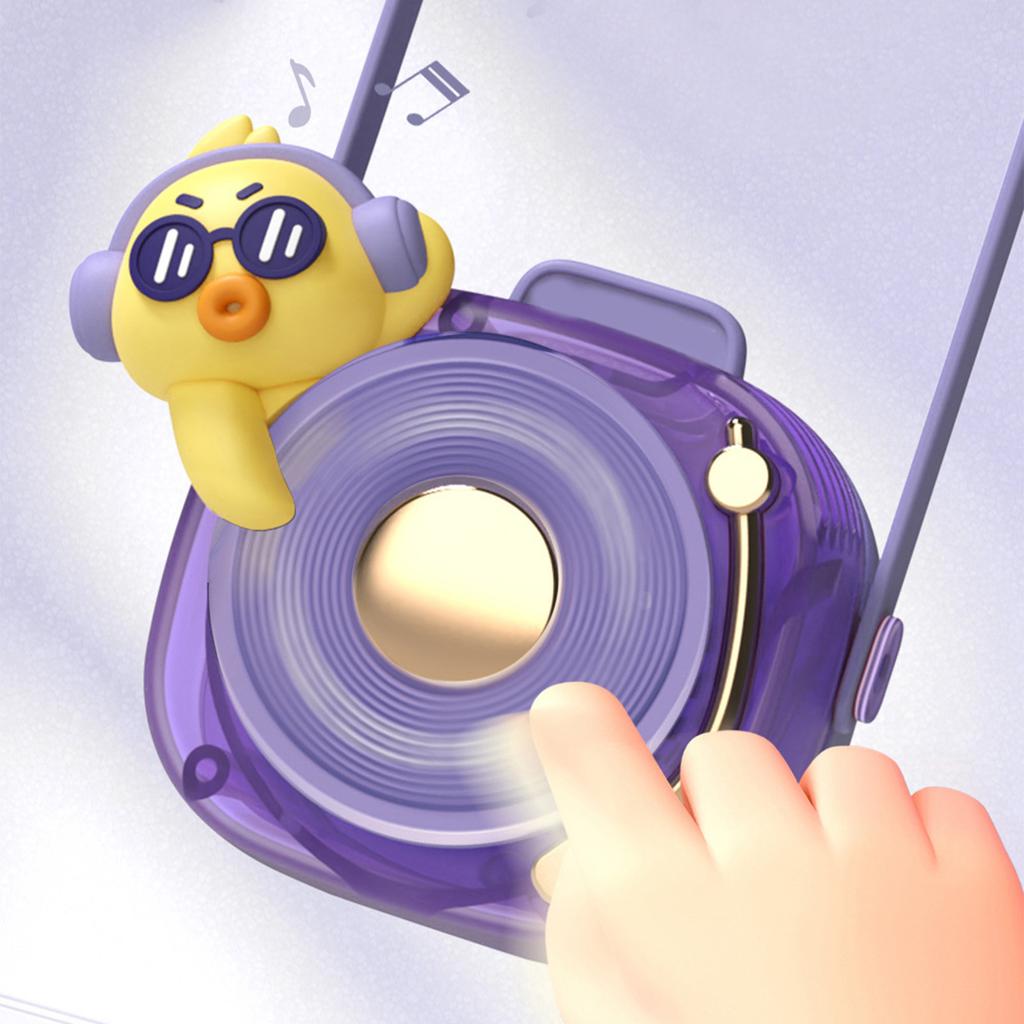 Hals-Hängeventilator für Kinder ABS PC Silikon Klingenlos USB Wiederaufladbar Leise Niedlich Cartoon Tragbar