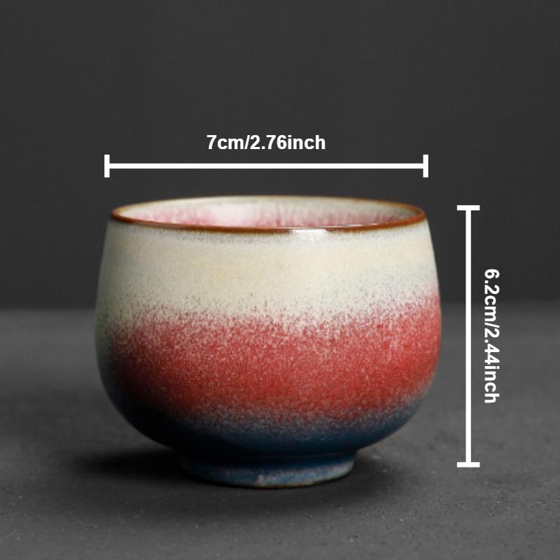 Japanese Ceramic Tea Cup Stoneware Chinese Kungfu Gongfu Teacup Household Drinkware Teaware Tea Ceremony Individual Master Cup