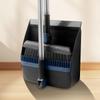 2-In-1 Rotatable Foldable Broom And Dustpan Cleaning Set With Thick Bristles For Household Pet Hair Removal Sweeping Set