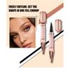 YANQINA Sum Eyeliner, Waterproof Sweat, Anti -sweat, Non -fainted Black Showy Eyeliner Pen