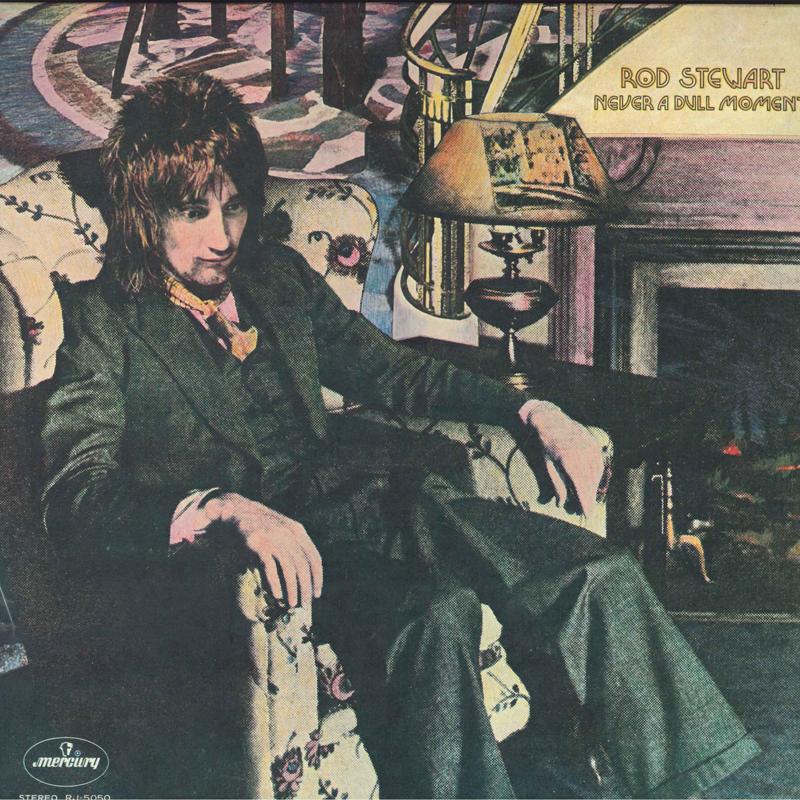 LP Record ROD STEWART - Never A Dull Moment RJ5050 MERCURY 1972 Japan Rock Used