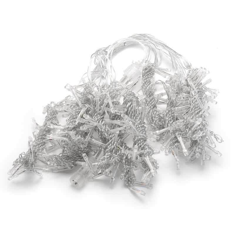 LED Waterproof Starry Sky Icicle Curtain Lights for Outdoor Festival Decorations