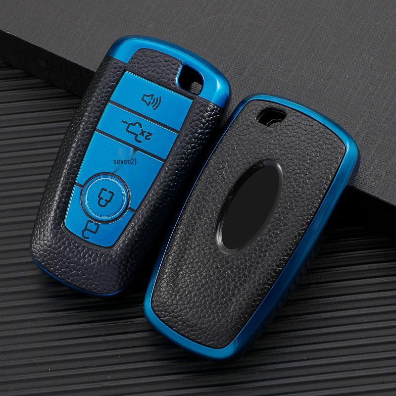 Ford Mondeo, New Focus, Edge, Everest, Ecosport Leather Key Cover