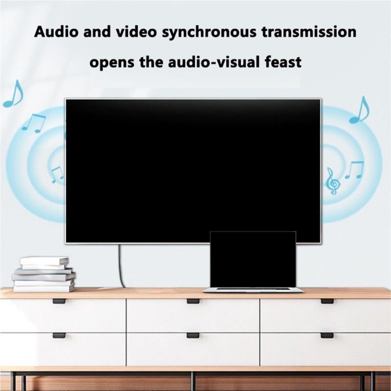 To Mini  Adapter Cable Extender for 4K@60Hz Video Streaming and Graphics Work