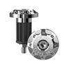1 Pair Motorcycle Handlebar Plugs High Low Temperature Resistance Waterproof Non-slip Aluminum Alloy Handlebar Caps End Caps for Motorbike