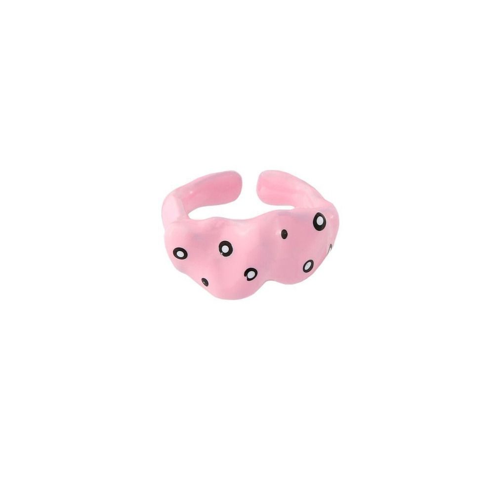 Dropping Process Opening Ring Polka Dot Fashion Jewelry Vintage Ring Korean Style Ring Women Ring