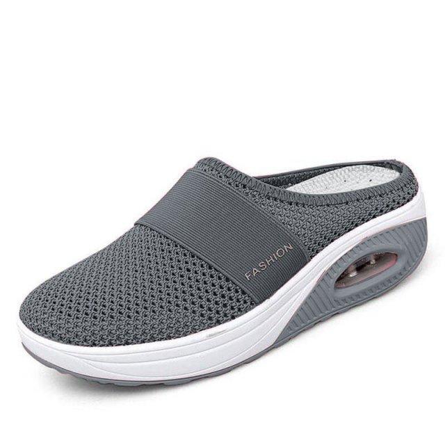 Mesh Breathable Women Wedge  Slippers Premium Slippers Vintage Anti-slip Casual Female Platform Retro Shoes Plus Size Orthopedic Diabetic Sandals