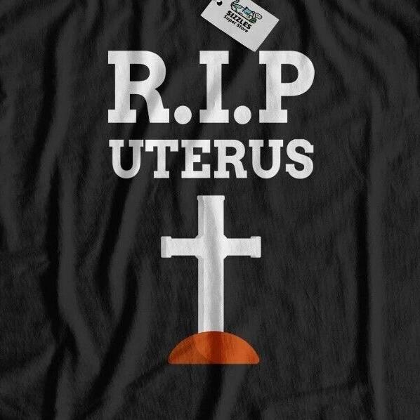 R.I.P Uterus Funny Hysterectomy T-Shirt Womb Ovary Cervix Cancer Surgery Gifts 2XL