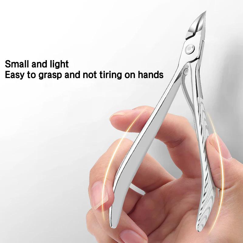 Anti-Splash Slanted Ultrathin Nail Clipper Oblique Nail Clippers Paronychia Clippers Portable Toenail Trimmer Professional