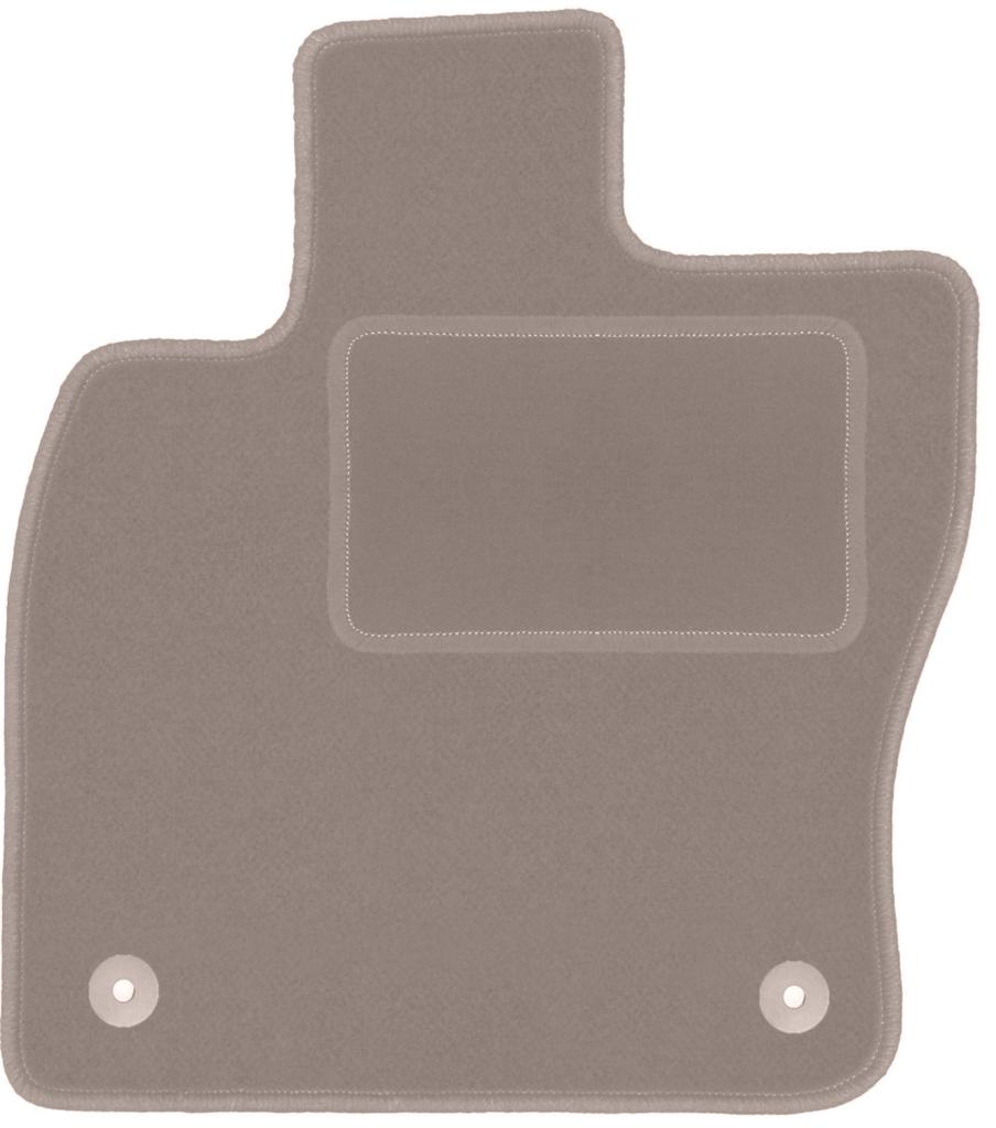 Beige driver's mat for: Skoda Karoq crossover (2017-)