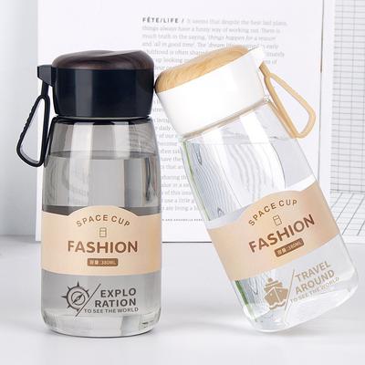 Tasse à eau minimaliste en plastique résistante aux hautes températures, mignonne étudiante, portable, résistante aux chutes, personnalité créative, tendance, petite tasse à thé pour hommes