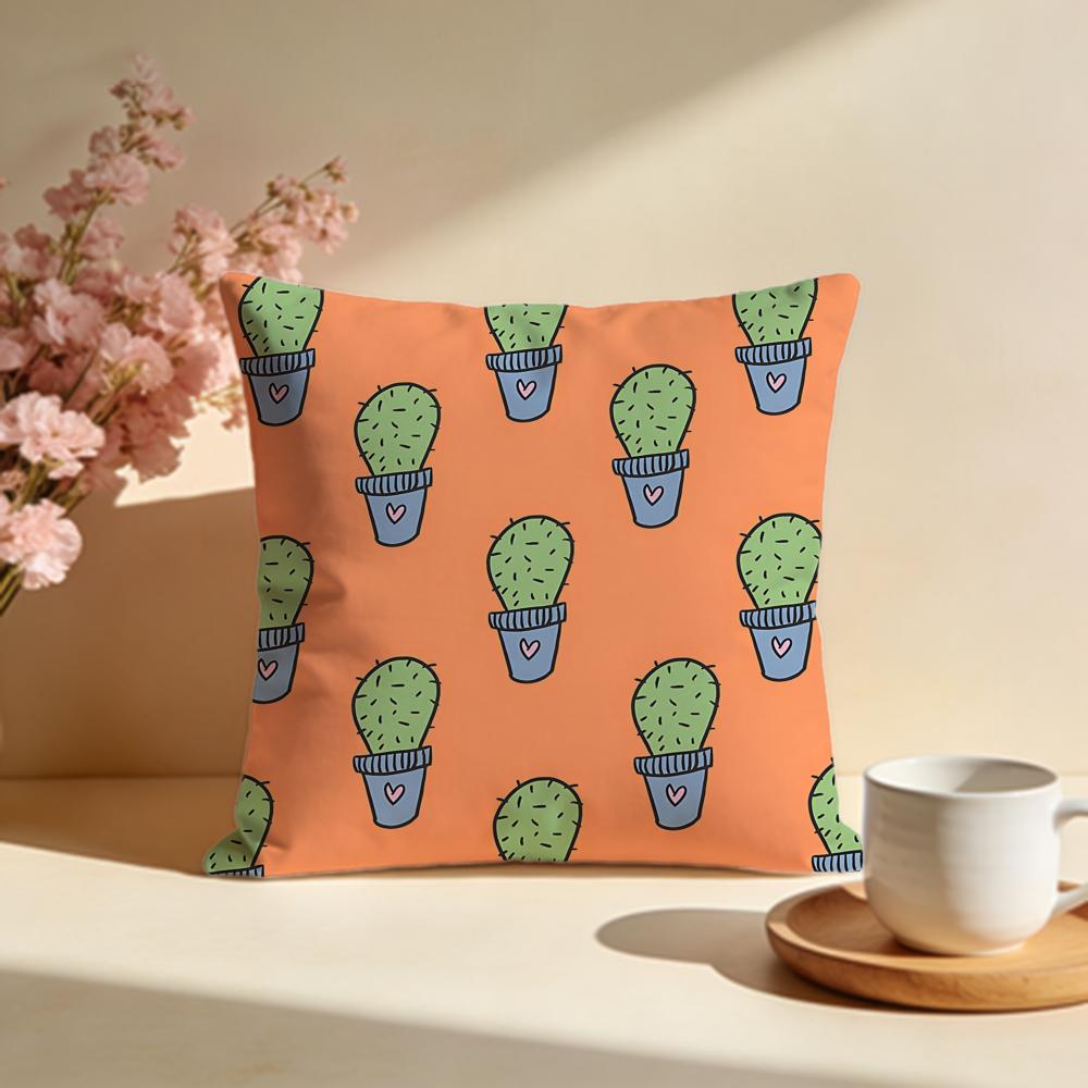 Spiky Cactus Cushion Cover Soft Pillow Cases for Home Bedroom Living Room Sofa