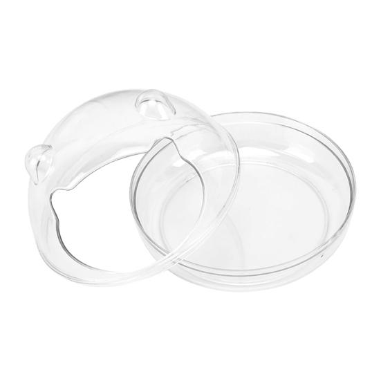 Kleine Tiertoilette Großer Raum Transparenter Duschraum Hamster Sandbad Behälter Käfig