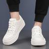 RO men's shoes first layer cowhide men's casual shoes leather breathable white shoes fashion versatile men's board shoes tide
