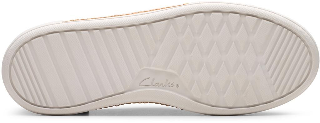 Clarks Womens Hollyhock Walk Sneakers In Black Leather