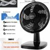 Silent 16-Inch Oscillating Desktop Fan for Home, Office, Student Dorm, or Bedside Use