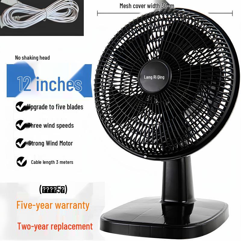Tichý 16palcový oscilační stolní ventilátor pro domácnost, kancelář, studentskou kolej nebo k použití u postele